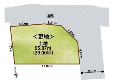 垣内3丁目（建築条件無売地）